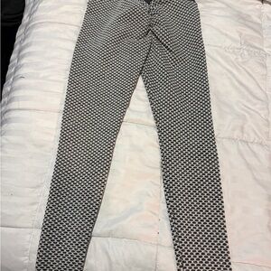 Black and White Patterned Pants